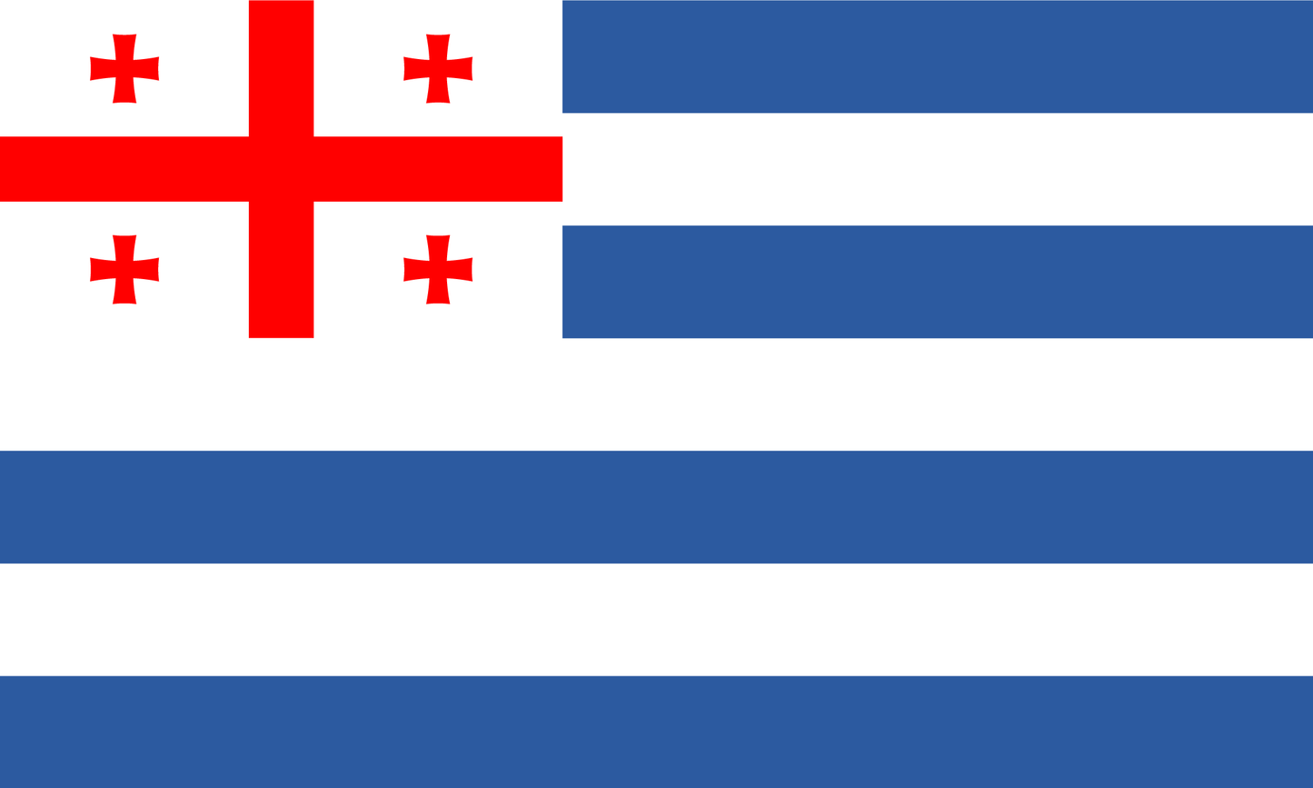 Adjara Flag Print Poster