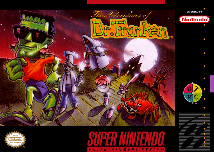 Adventures Of Dr. Franken, The (Usa) Snes Print Poster