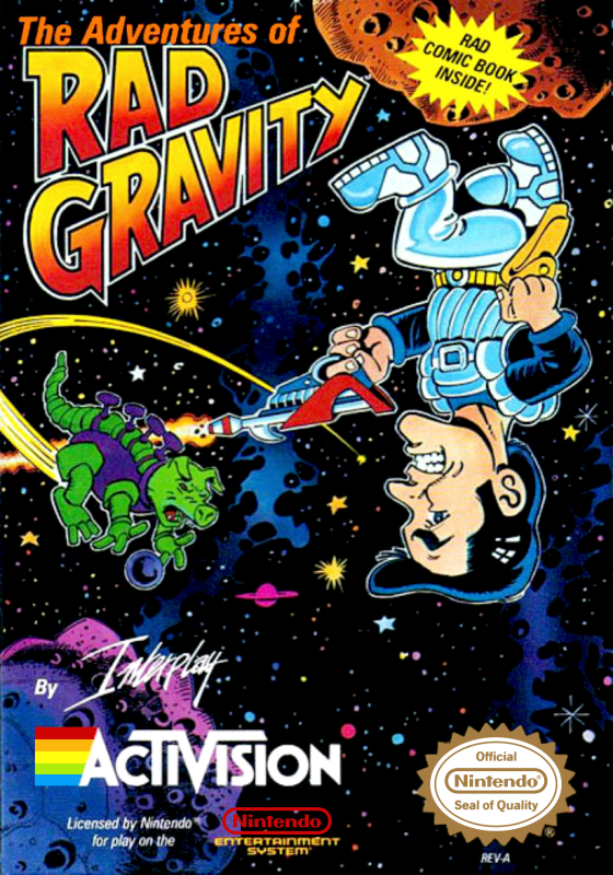 Adventures Of Rad Gravity, The (Usa) Nes Print Poster