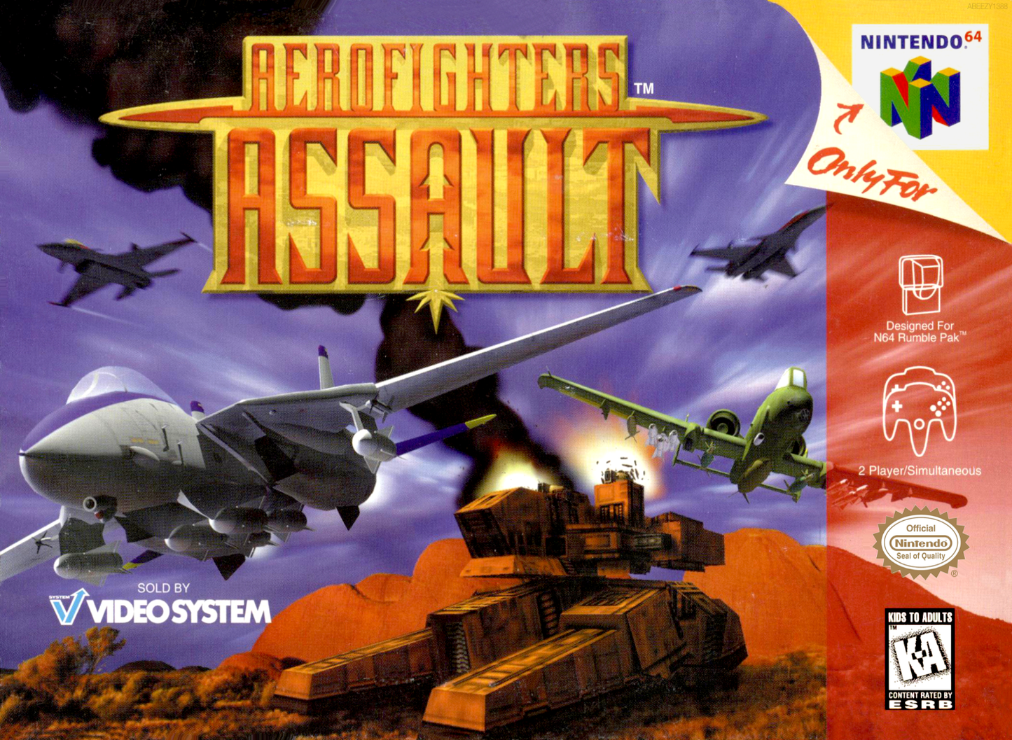 Aerofighters Assault N64 Print Poster