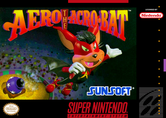 Aero The Acrobat (Usa) Snes Print Poster