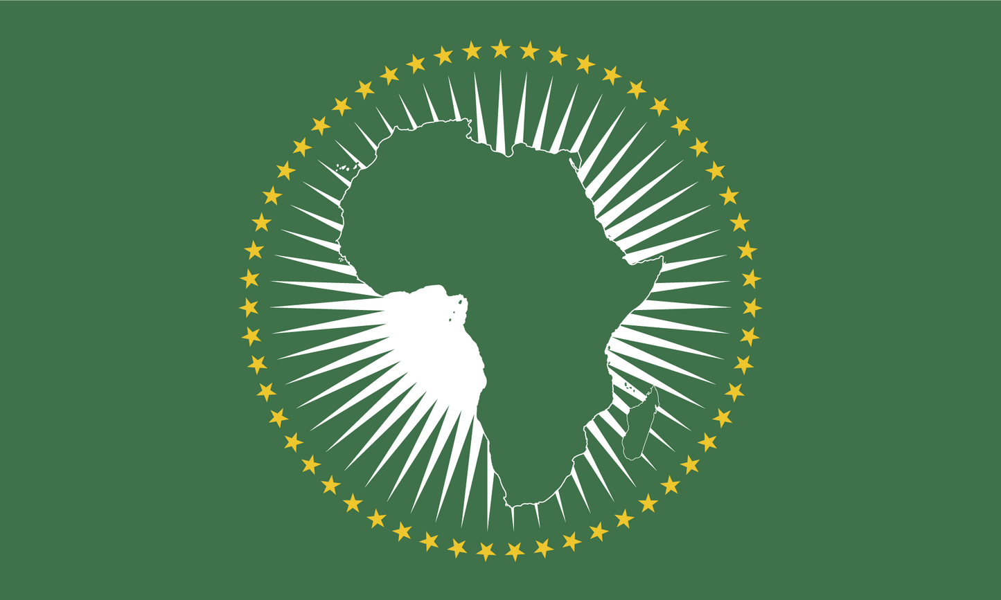 African Union Flag Print Poster