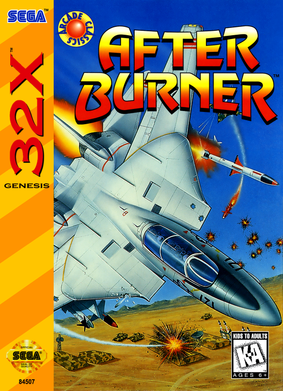 Afterburner Complete Sega 32X Print Poster