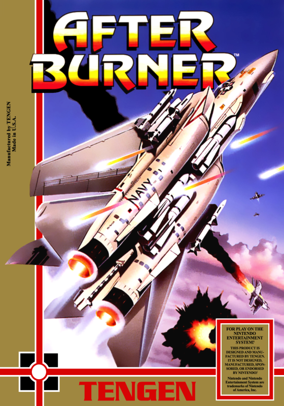 Afterburner (Usa) (Tengen Unlicensed) Nes Print Poster