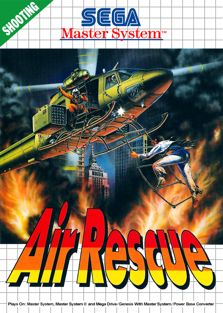 Air Rescue Sega Master System Print Poster