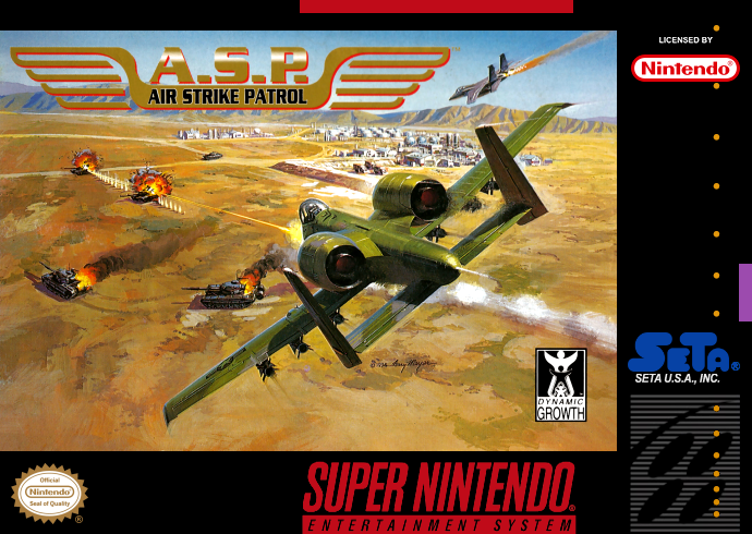 Air Strike Patrol A.S.P. (Usa) Snes Print Poster