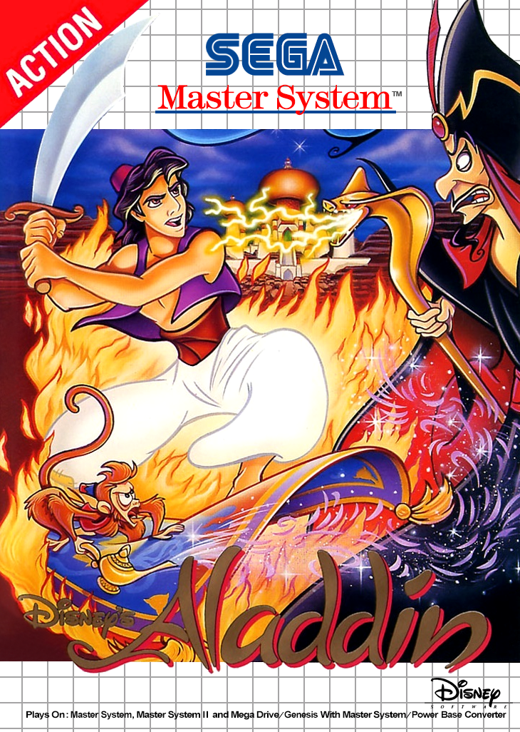 Aladdin Sega Master System Print Poster