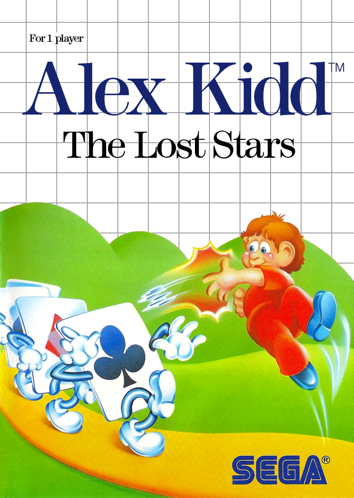 Alex Kidd The Lost Stars Sega Master System Print Poster