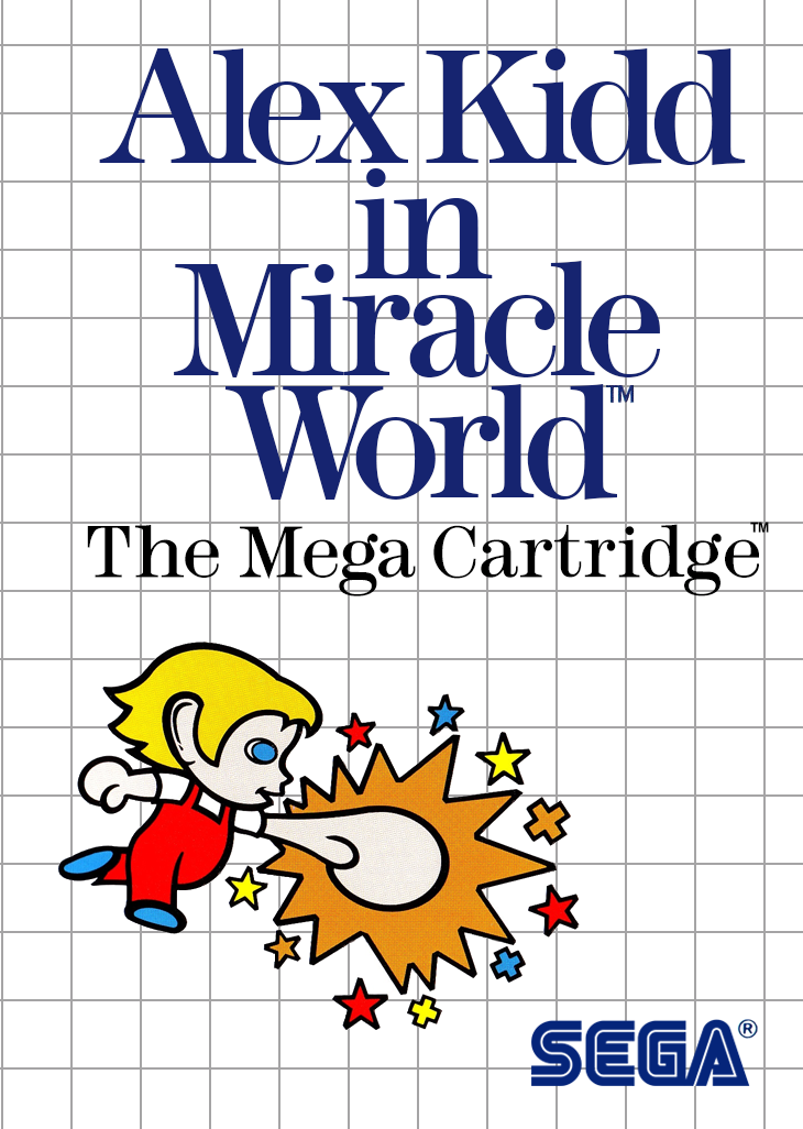 Alex Kidd In Miracle World Sega Master System Print Poster