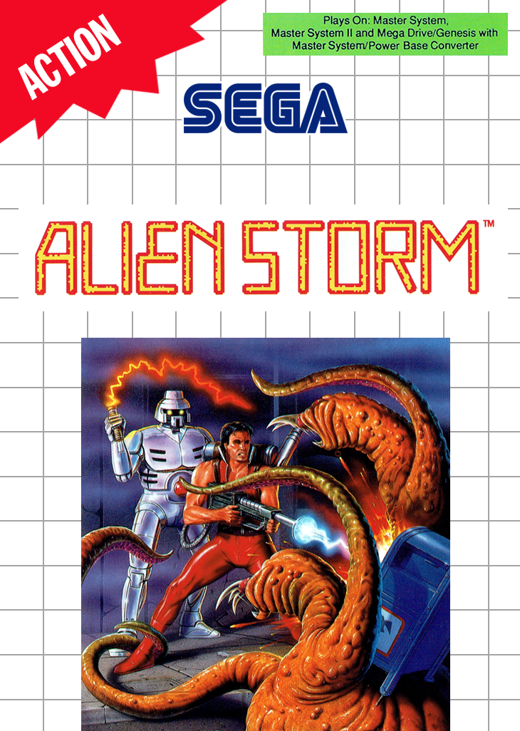 Alien Storm Sega Master System Print Poster
