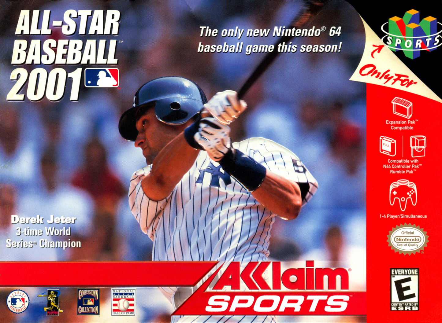 All Star Baseball 2001 N64 Print Poster