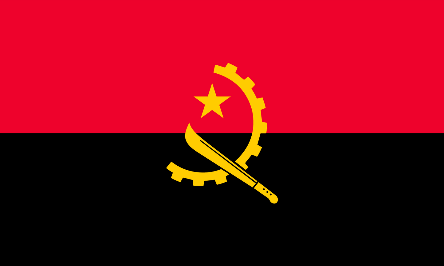 Angola Flag Print Poster