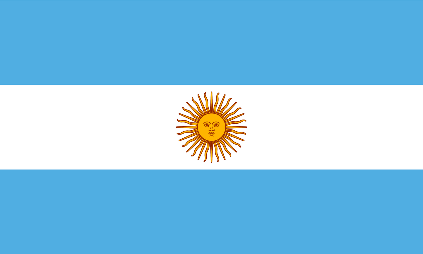 Argentina Flag Print Poster