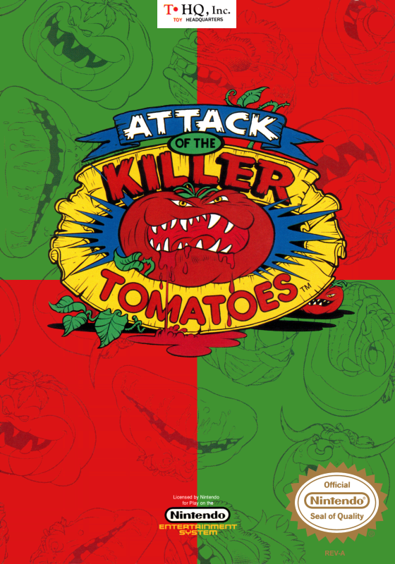 Attack Of The Killer Tomatoes (Usa) Nes Print Poster