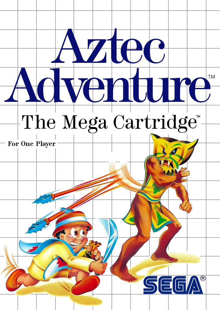 Aztec Adventure The Golden Road To Paradise Sega Master System Print Poster