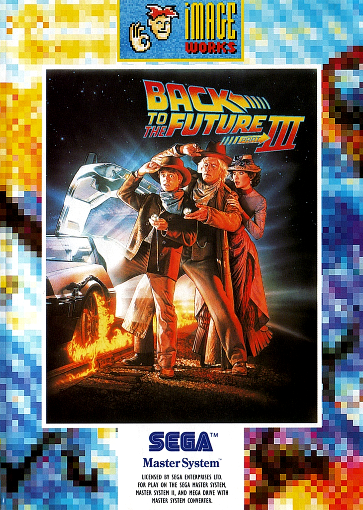 Back To The Future Part Iii Sega Master System Print Poster