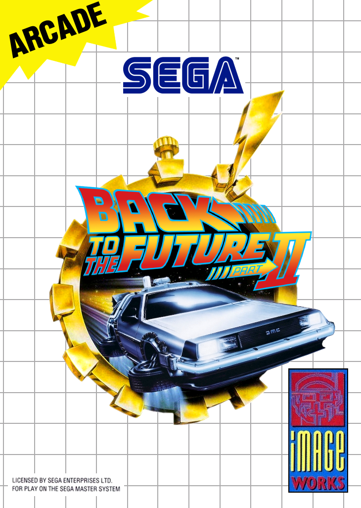 Back To The Future Part Ii Sega Master System Print Poster