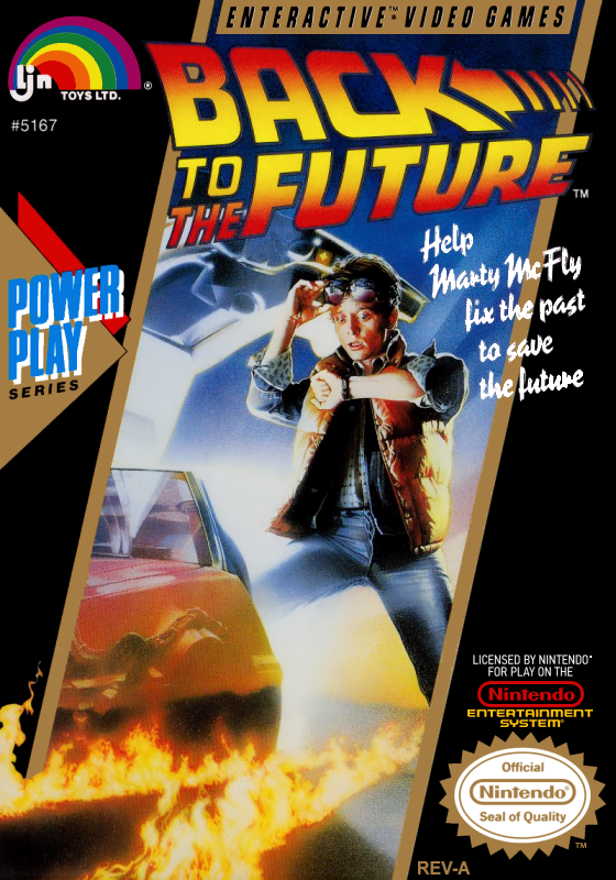 Back To The Future (Usa) Nes Print Poster