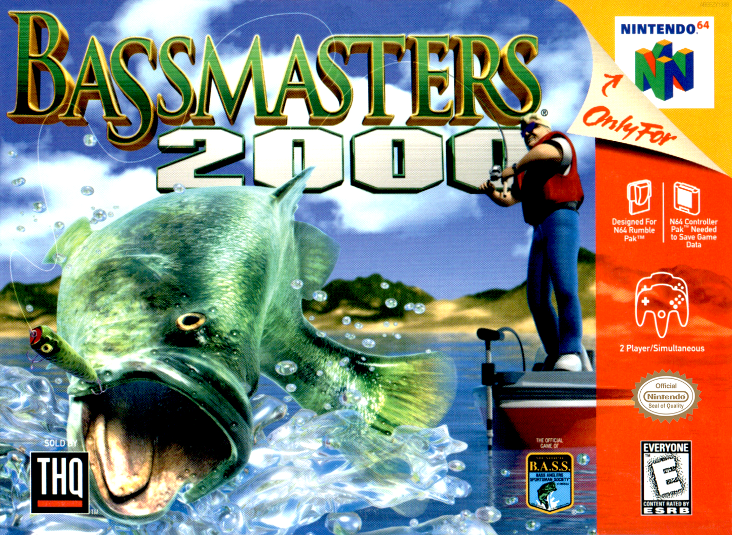 Bassmasters 2000 N64 Print Poster