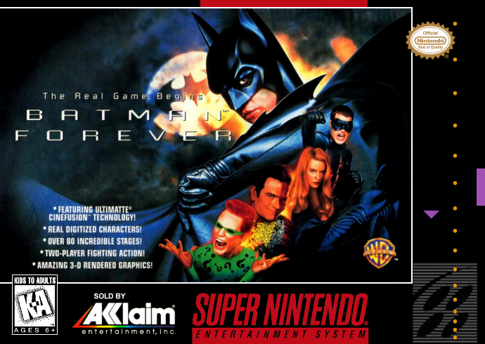 Batman Forever (Usa) Snes Print Poster