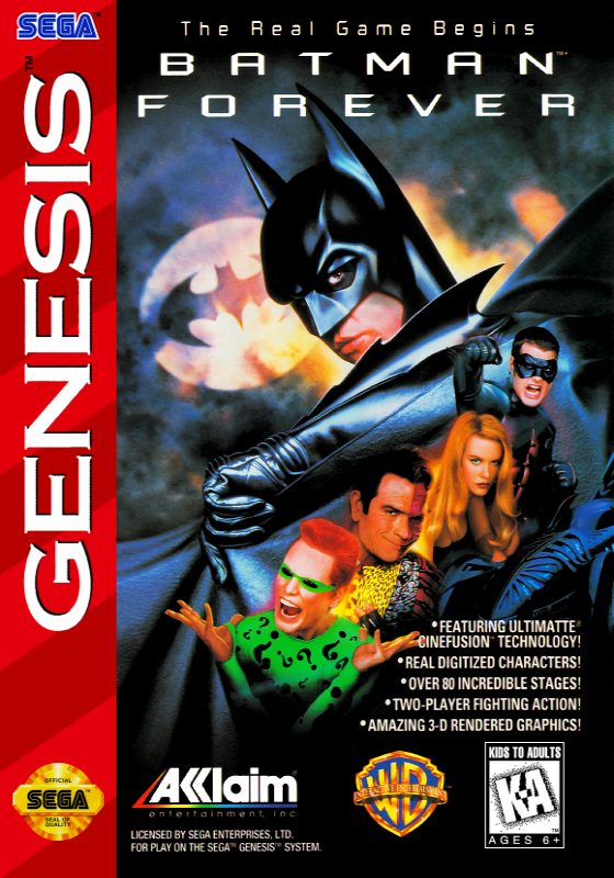Batman Forever (Usa) Genesis Print Poster
