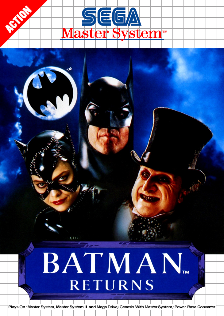 Batman Returns Sega Master System Print Poster