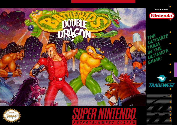 Battletoads Double Dragon (Usa) Snes Print Poster
