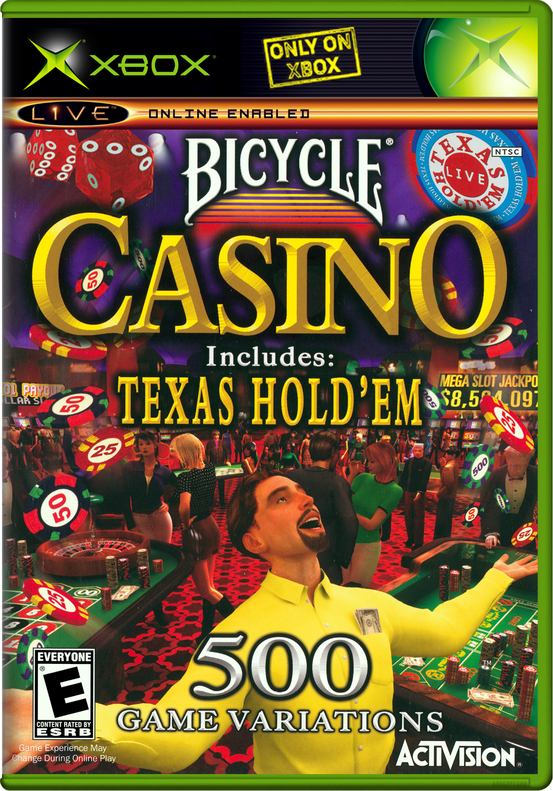 Bicycle Casino Includes Texas Hold'Em (Usa, Europe) Xbox Print Poster
