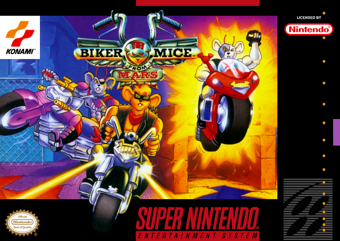 Biker Mice From Mars (Usa) Snes Print Poster