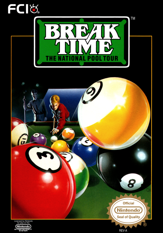 Break Time The National Pool Tour (Usa) Nes Print Poster