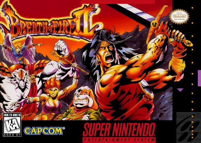 Breath Of Fire Ii (Usa) Snes Print Poster
