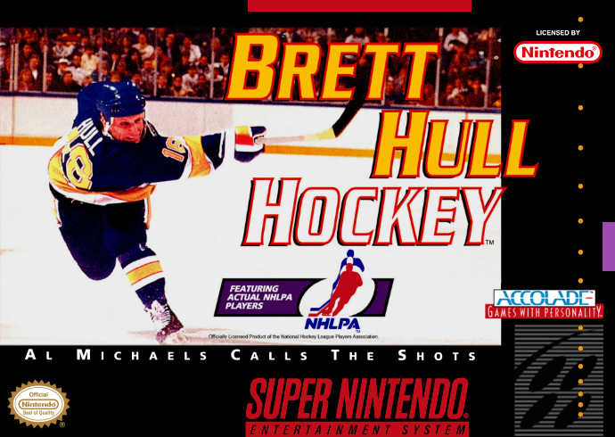 Brett Hull Hockey (Usa) Snes Print Poster