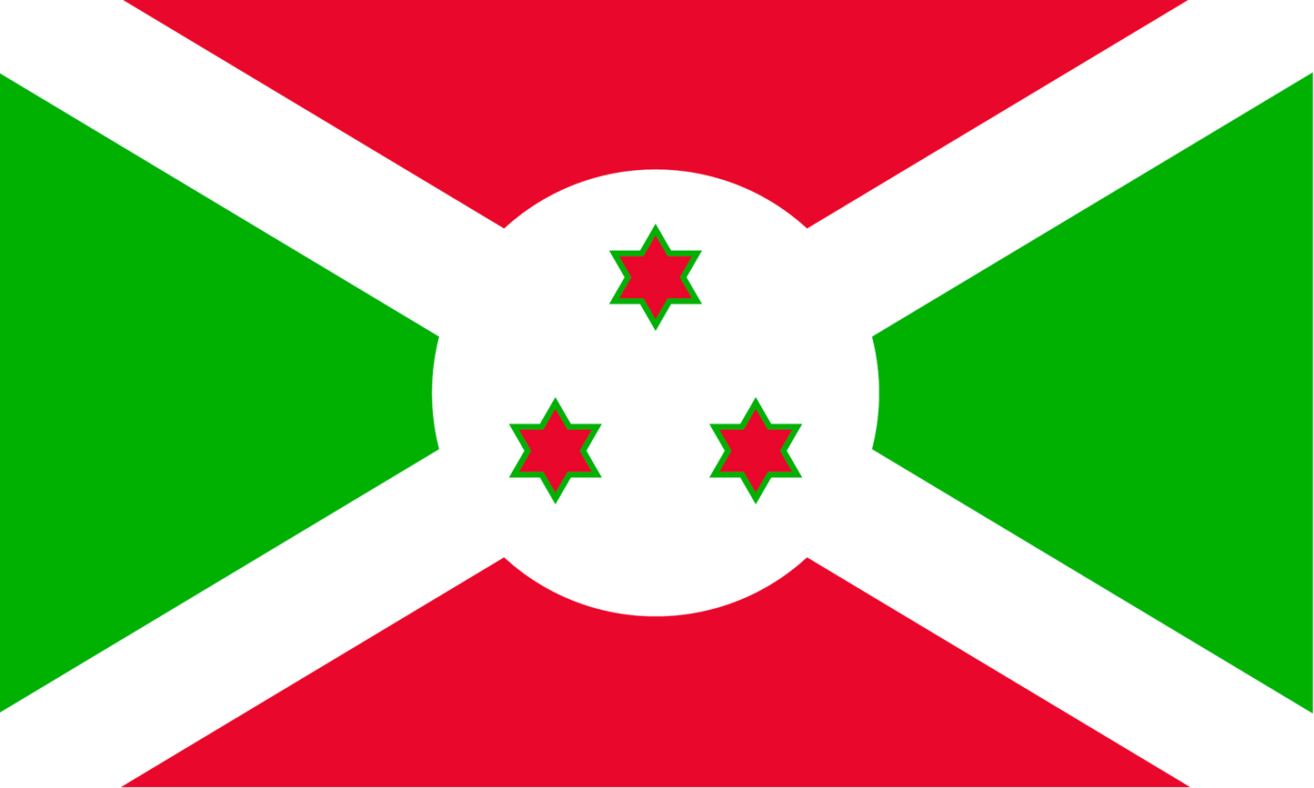Burundi Flag Print Poster