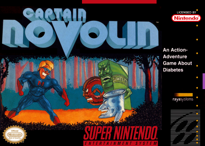 Captain Novolin (Usa) Snes Print Poster
