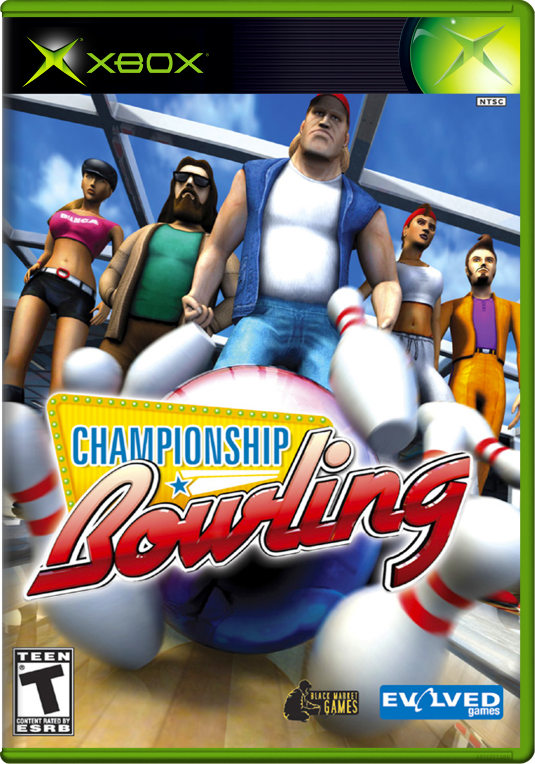 Championship Bowling Xbox Print Poster