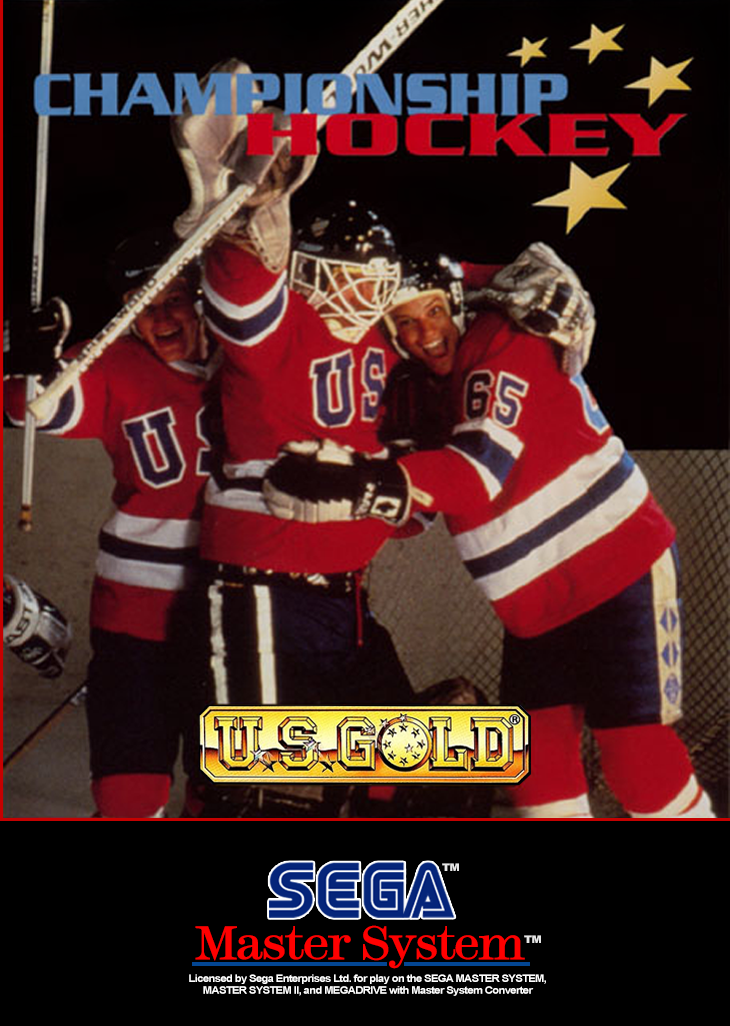 Championship Hockey Sega Master System Print Poster