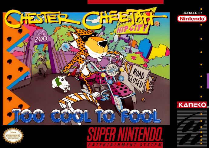 Chester Cheetah Too Cool To Fool (Usa) Snes Print Poster