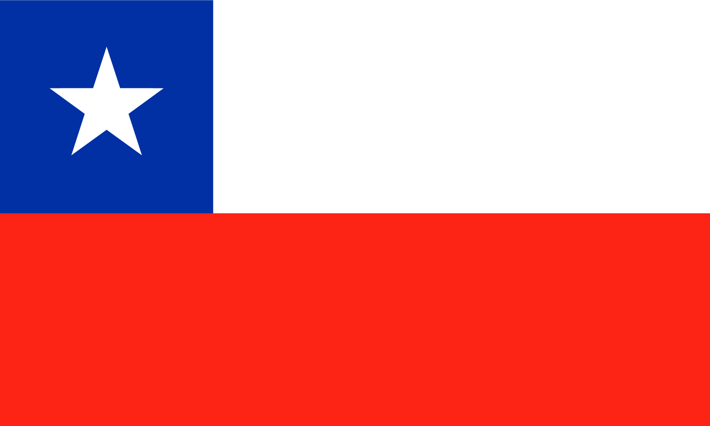 Chile Flag Print Poster