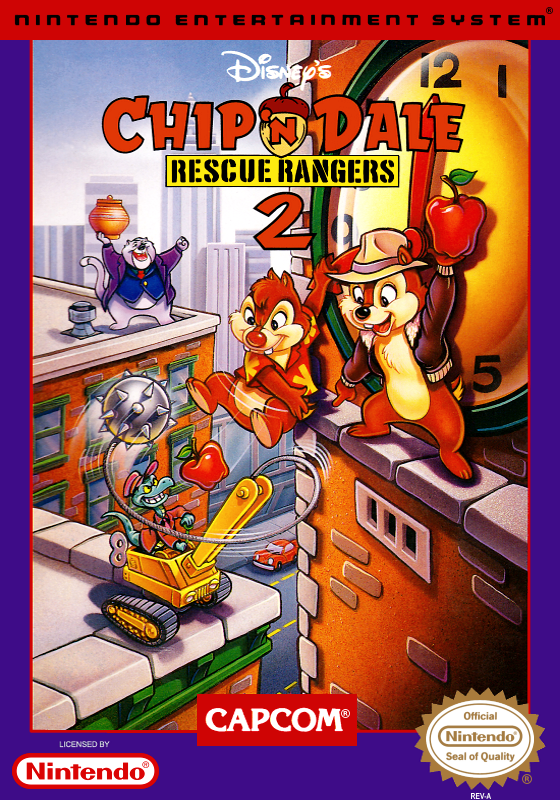 Chip N Dale Rescue Rangers 2 (Usa) Nes Print Poster