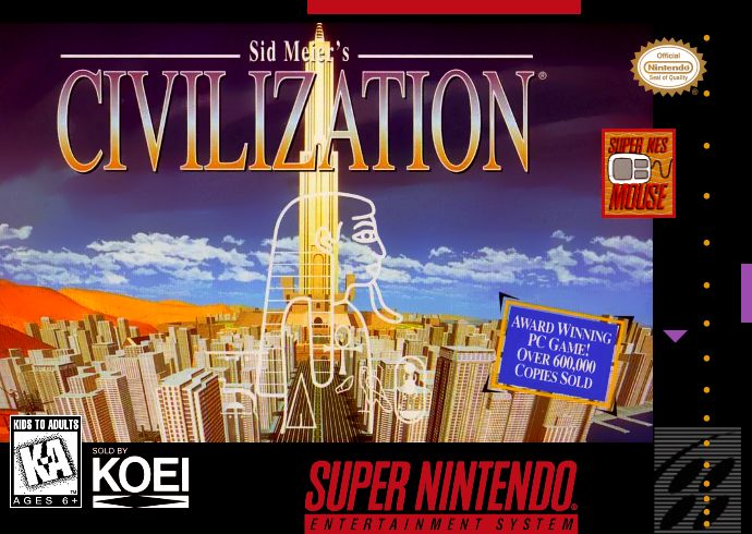 Civilization (Usa) Snes Print Poster