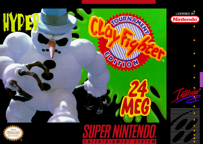 Clay Fighter Tournament Edition (Usa) Snes Print Poster
