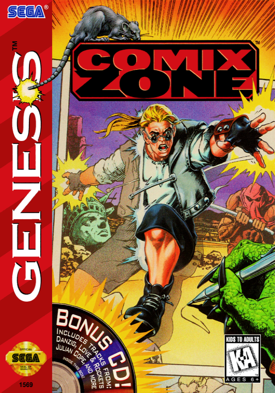 Comix Zone (Usa) Genesis Print Poster
