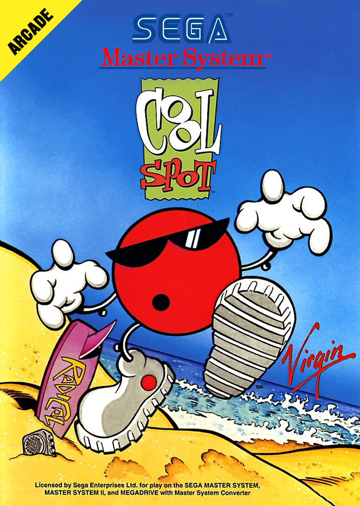 Cool Spot Sega Master System Print Poster