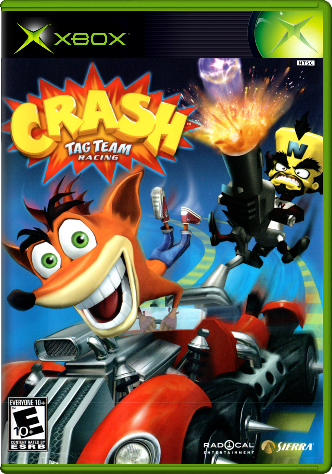 Crash Tag Team Racing Xbox Print Poster