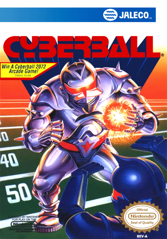 Cyberball (Usa) Nes Print Poster