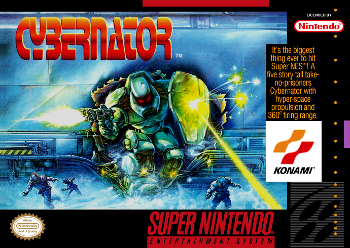 Cybernator (Usa) Snes Print Poster