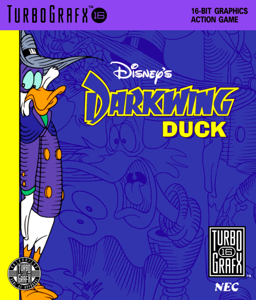 Darkwing Duck Turbografx 16 Print Poster