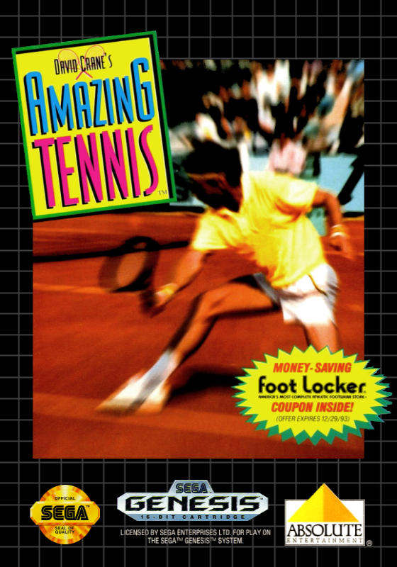 David Crane S Amazing Tennis (Usa) Genesis Print Poster