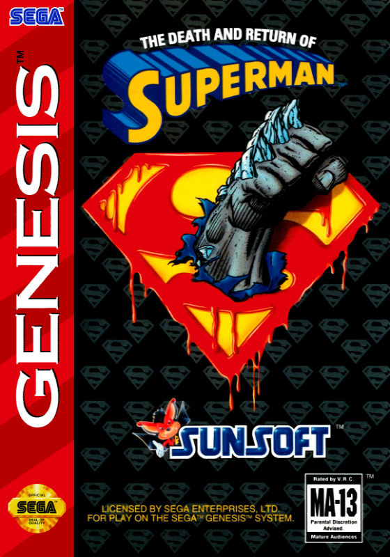 Death And Return Of Superman, The (Usa) Genesis Print Poster