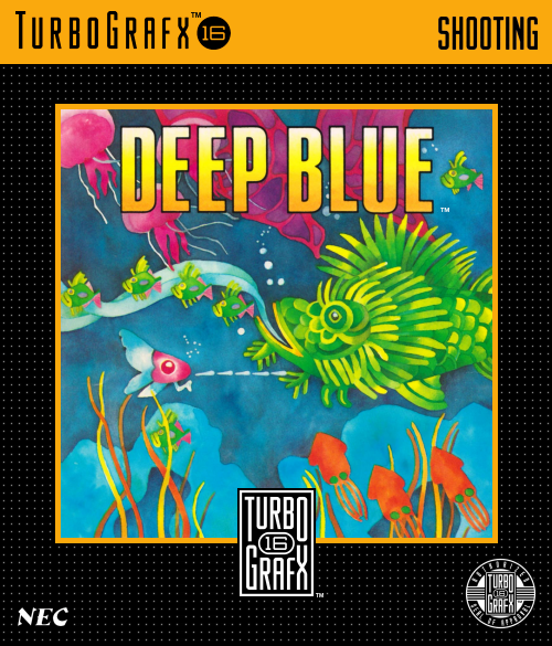 Deep Blue Turbografx 16 Print Poster